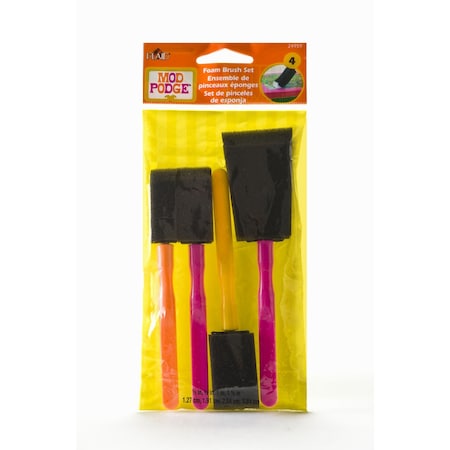 Plaid Plaid Mod Podge Assorted Decoupage Brush Set 24959